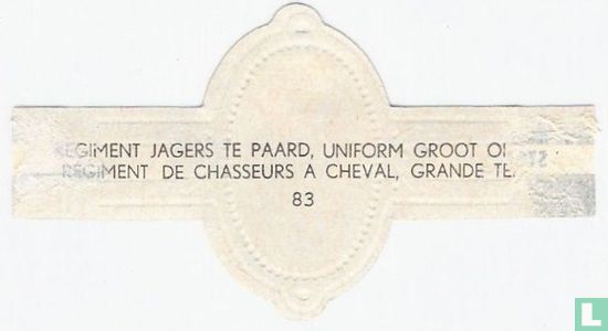 Regiment jagers te paard, uniform groot ornaat - Image 2
