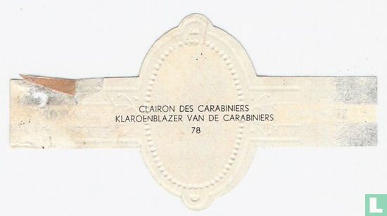 Klaroenblazer van de carabiniers - Bild 2