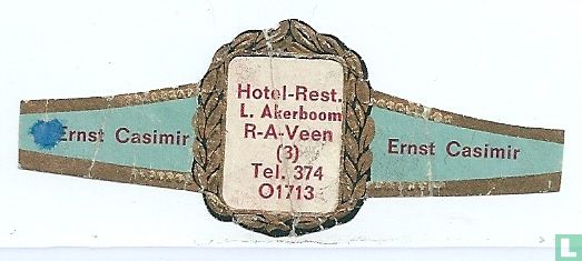 Hotel-Rest. L. Akerboom R-A-Veen (3) Tel. 374 O1713 - Afbeelding 1