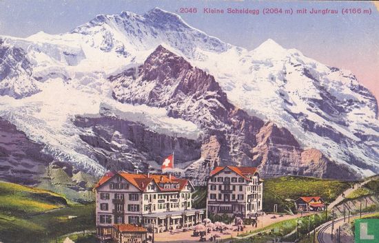 Kleine Scheidegg (2064 m) mit Jungfrau (4166 m)