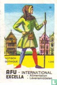 Gotisch kostuum - 1310