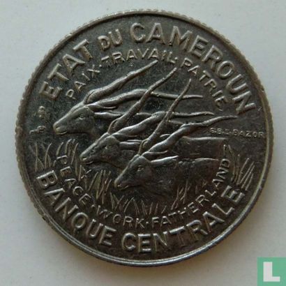 Kameroen 100 francs 1968 - Afbeelding 2