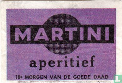 Martini aperitief