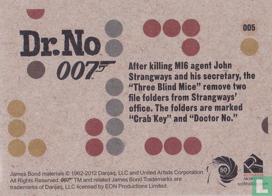 Plot Synopsis for Dr.No - Afbeelding 2