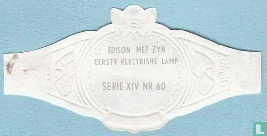 Edison met zyn eerste electrishe lamp - Image 2