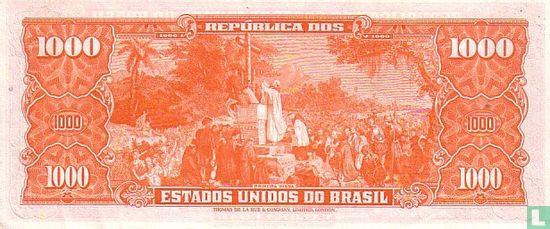 1000 Cruzeiros Brasil - Bild 2