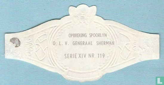 Opbreking spoorlyn O.L.V. Generaal Sherman - Afbeelding 2