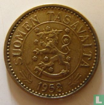 Finnland 10 Markkaa 1958 (schmal 1) - Bild 1