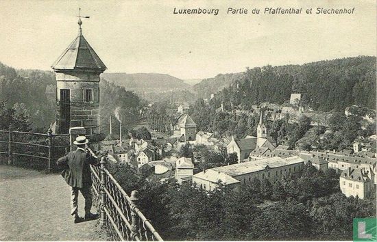 Luxembourg - Partie du Pfaffenthal et Slechenhof