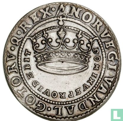 Dänemark 1 Krone 1651 (im Uhrzeigersinn: DOMINVS PROVIDEBIT) - Bild 2