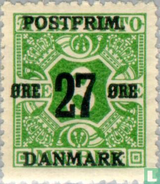 Settlement stamp - Overprint