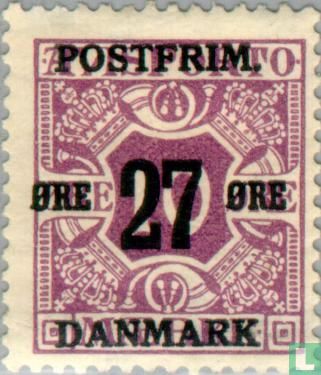 Settlement stamp - Overprint