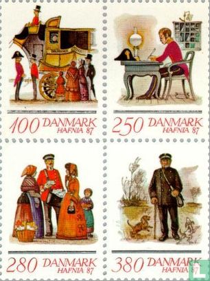 1986 Stamp Exhibition Hafnia (DK 394)