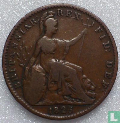 Verenigd Koninkrijk 1 farthing 1826 (type 1) - Afbeelding 1