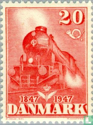100 ans des chemins de fer danois (Type 1)