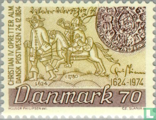 350 years Danish post