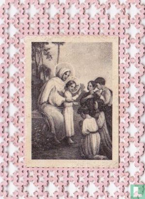 Maria en Jezus met kinderen - Afbeelding 1