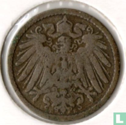 Empire allemand 5 pfennig 1890 (E) - Image 2