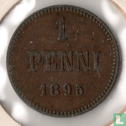 Finlande 1 penni 1895 - Image 1