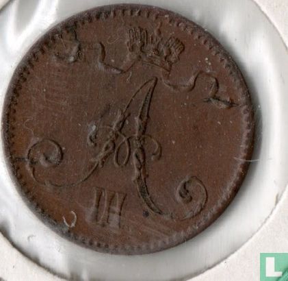 Finlande 1 penni 1888 - Image 2