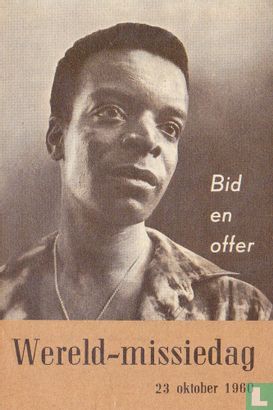 Wereld-missiedag 23 Oktober 1960 "Bid en Offer" - Image 1