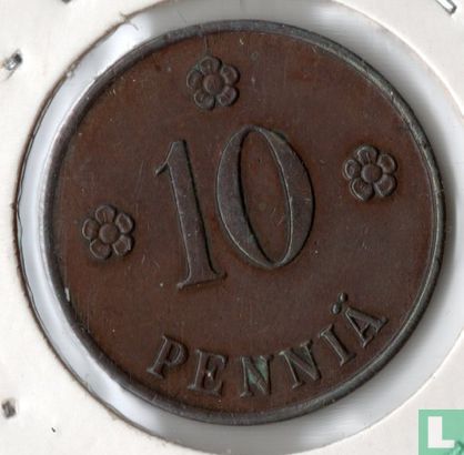 Finland 10 penniä 1923 - Image 2