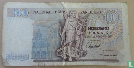 Belgium 100 Frank 1962 - Image 2