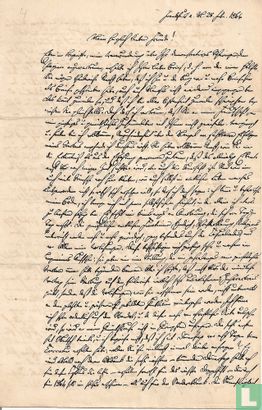 Dr. Abraham Geiger - Handgeschreven brief [14] - Bild 1
