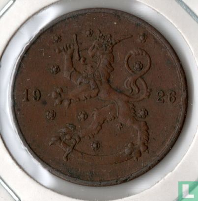 Finlande 10 penniä 1926 - Image 1