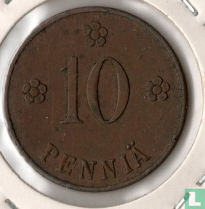 Finland 10 penniä 1926 - Image 2