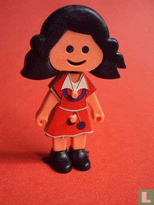 Girl in red dress  - Image 1
