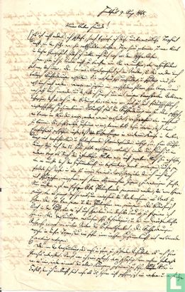 Dr. Abraham Geiger - Handgeschreven brief [02]