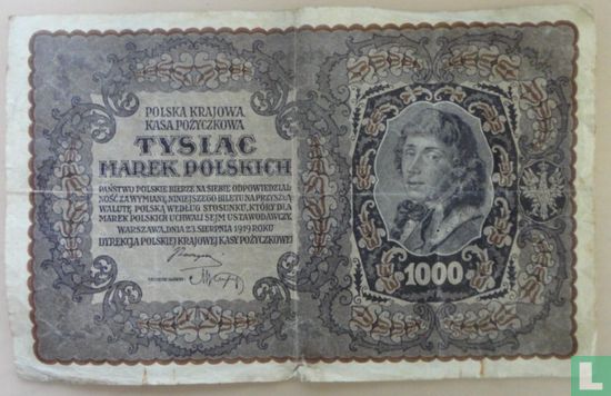 Poland 1,000 Marek 1919 - Image 1