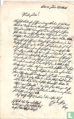Dr. Abraham Geiger - Handgeschreven brief [06] - Bild 1