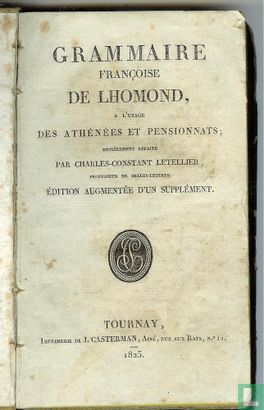 Grammaire françoise de L'Homond - Afbeelding 3