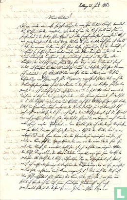 Dr. Abraham Geiger - Handgeschreven brief [12] - Afbeelding 1