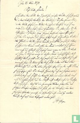 Dr. Abraham Geiger - Handgeschreven brief [04]