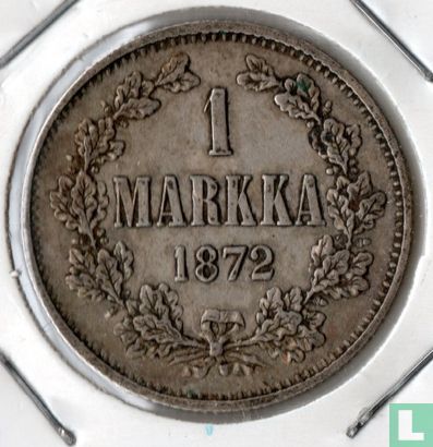 Finland 1 markka 1872 (type 1) - Image 1