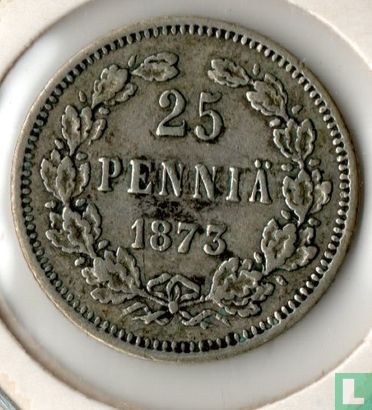 Finland 25 penniä 1873 - Afbeelding 1