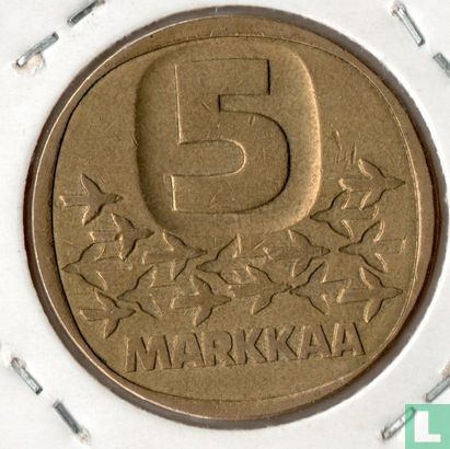 Finnland 5 Markkaa 1987 (M) - Bild 2