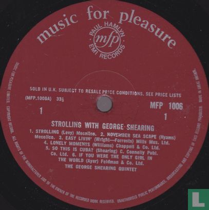 Strolling with George Shearing  - Afbeelding 3