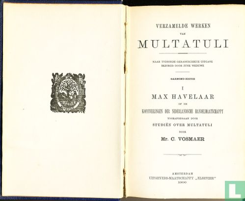 Verzamelde werken van Multatuli [Eerste deel] - Bild 3