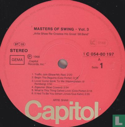 Masters of Swing Vol.  3  - Afbeelding 3