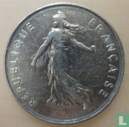 France 5 francs 1976 - Image 2