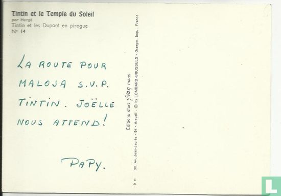 Tintin et le Temple du Soleil - Afbeelding 2