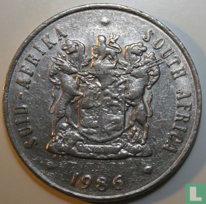 South Africa 20 cents 1986 - Image 1