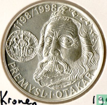 Czech Republic 200 korun 1998 "800th anniversary Coronation of King Premysl I Otakar" - Image 1