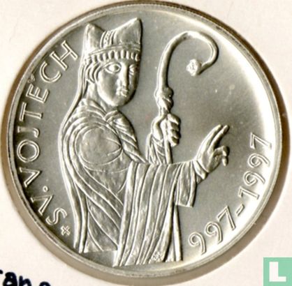Tsjechië 200 korun 1997 "1000th anniversary St. Adalbert's death" - Afbeelding 1