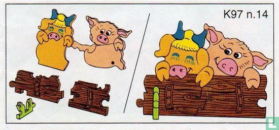 Pinky & Porky puzzel - Afbeelding 3