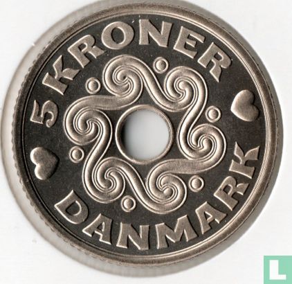Dänemark 5 Kroner 1991 - Bild 2